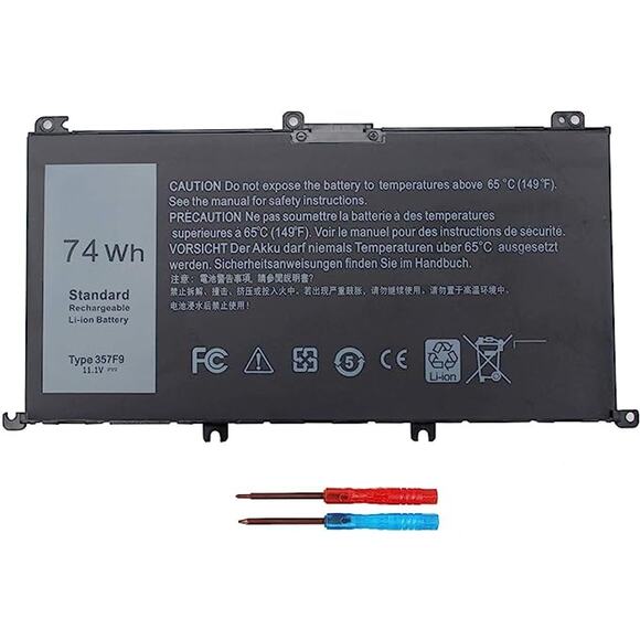 74WH 357F9 Laptop Battery for Dell Inspiron 15 7000 Gaming 15 7559 i7559 7557 - Picture 1 of 6
